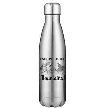 Hiking Take Me To The Mountains Stainless Steel Water Bottle